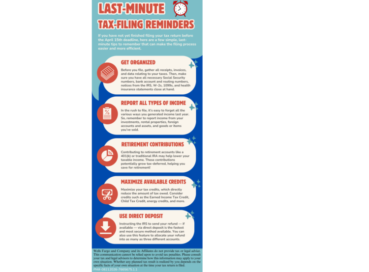 tax filing reminders
